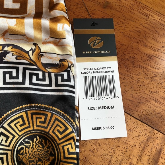 Drill Clothing Co. Shirts Baroque Gold Smooth Silk Shirt Drill Clot